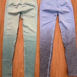 Leggings Set - Blue and Green